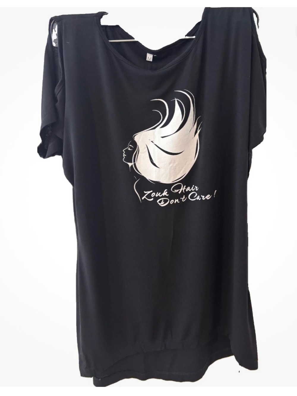 Black Brazilian Zouk Dance Tunic – Size M